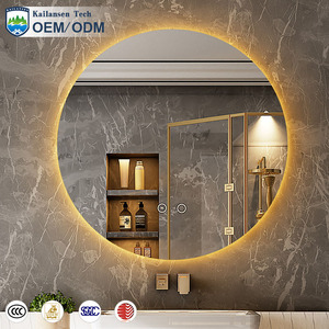 Espejo <span class=keywords><strong>de</strong></span> Baño con Marco Personalizado <span class=keywords><strong>de</strong></span> Fábrica, Espejo LED Inteligente para Baño, Espejo Rectangular Grande <span class=keywords><strong>de</strong></span> Vidrio Flotado con Clasificación IP44, Espejos Grandes Retroiluminados - Product Image 5
