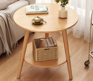 Mesa auxiliar Mesa redonda Sofá Mesa de comedor Minimalista y creativa Café pequeño para dormitorio Balcón Mesita de noche Sala de estar - Product Image 3