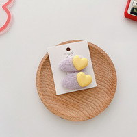Mini pince à cheveux colorée pour enfants, couleur bonbon, 2 pièces/ensemble
