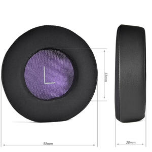 Almohadillas de repuesto de Gel refrigerante de tela de cuero para Plantronics <span class=keywords><strong>Backbeat</strong></span> Pro, funda de copa para auriculares inalámbricos - Product Image 3