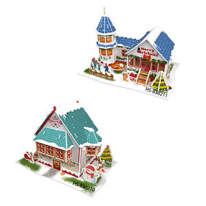 Kersthuis 3d Puzzel - Product Image 3