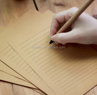 TW Brand 50 Sheet A4 Kraft Brown Paper 80gsm Stationery Craft Paper for Gift DIY Arts for Crafting and Scrapbooking