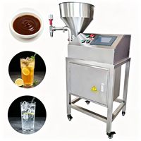 Machine de remplissage semi-automatique multifonctionnelle portable pour pâtes et boissons, la plus vendue, à faible bruit