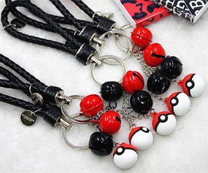 Vente chaude Populaire Dessin Animé Jouet LOGO Personnalisé Pokemoned Thème 3D Rouge Blanc Poke Ball En Caoutchouc En Plastique <span class=keywords><strong>Porte</strong></span>-<span class=keywords><strong>clés</strong></span> 25cm - Product Image 2