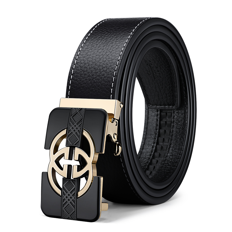 Ремень WilliamPOLO мужской из 2020 натуральной кожи, люксовый брендовый Дизайнерский Модный пояс с автоматической пряжкой Marvel