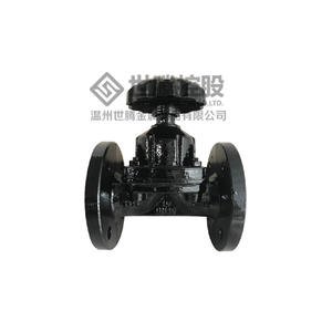 Válvula de Diafragma Manual con Brida de Hierro Fundido, Estándar Británico EG41J-16C, Revestida de Goma, Resistente a la Corrosión, para Válvula de Compuerta - Product Image 3