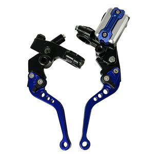 Ensemble de commande de levier de frein et d'embrayage CNC 7/8'' 22mm pour moto, avec pompe de frein hydraulique réglable pour mise à niveau - Product Image 4