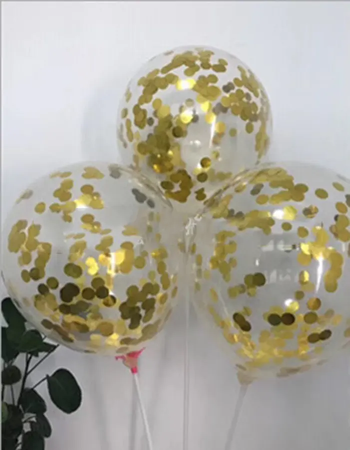 hot sale nice price fashion Latex Balloon Wedding Room Decoration Confetti Sequined Balloons