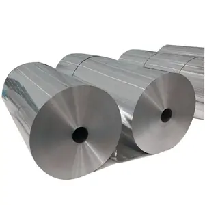 Papel de aluminio de embalaje a precio de fábrica papel de aluminio de 10 micras papel de aluminio reciclable producto Original papel de aluminio