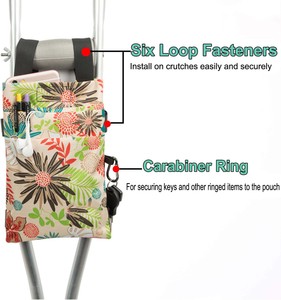 Free Sample Cane Furniture <b>Crutches</b> Wheels Zipper Portable Bag Pouch Lightweight Underarm Walking Foot <b>Pads</b> Polyester for Men - Product Image 2
