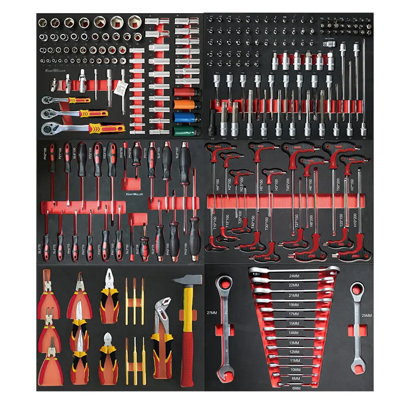 258 Pcs Professional Chrome Vanadium Mechanical Tool Set Box For Auto Repair herramientas general