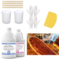 Kit de résine époxy pour comptoir en granit DIY, 1 gallon