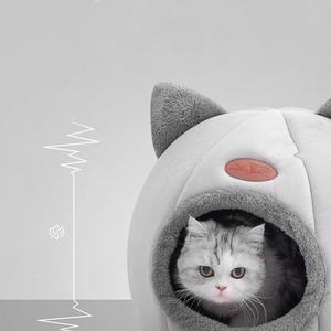 Benutzer definierte Indoor Beliebteste Schlaf komfort Niedlich Gemütlich Plüsch <span class=keywords><strong>Home</strong></span> Weich Warm <span class=keywords><strong>Cat</strong></span> <span class=keywords><strong>House</strong></span> <span class=keywords><strong>Cat</strong></span> Cave Bett - Product Image 6