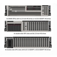 Serveur GPU d'entreprise Lenovo ThinkSystem SR675 V3 3U, double processeur AMD EPYC, prêt pour la virtualisation, mise en réseau intelligente, stable et fiable
