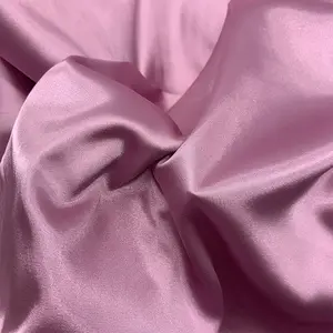 Tissu tricoté en Satin brillant 95% Polyester 5%, combinaison pour robe et vêtements de nuit