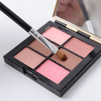 Vente en gros d'un seul outil de maquillage portable Pinceau de maquillage en nylon pour fard à paupières Pinceau pour sourcils et lèvres Pinceau de maquillage