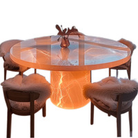 Ensemble table et chaises de salle à manger en marbre de jade blanc naturel, style minimaliste moderne, luxe léger, pour restaurant et maison
