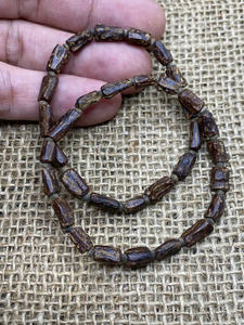 Pulsera de Cuentas de Madera Natural Hecha a Mano, Cuentas Redondas de Madera, Pulsera Elástica, Joyería Espiritual para Yoga y Meditación - Product Image 4