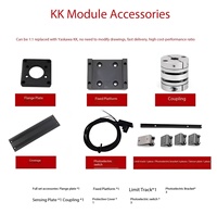 Module de remplacement domestique pour glissière linéaire KK50/60/86 en argent, table coulissante à vis de haute précision