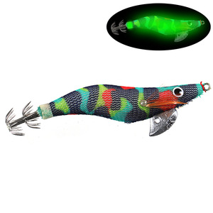 Mồi câu tôm phát sáng toàn thân 2.5 3.0 3.5 câu cá biển mồi câu mực câu cá chép làm bằng nhựa ABS và kim loại - Product Image 6