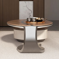 Meuble TV mural ou sur pied avec table basse, design moderne haut de gamme pour salon