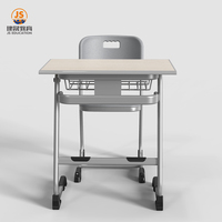 Fournisseurs de Mobilier Scolaire : Chaises et Tables Individuelles Réglables en Hauteur avec Plateau MDF pour Étudiants