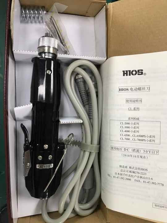 未使用HIOSハイオス電源トルクドライバーCL-6500