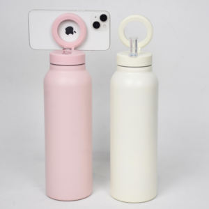 प्रचार मुक्त नमूना 24 औंस 32 औंस चुंबकीय जल नौसेना नीली बोतलें वैक्यूम फिटनेस की बोतलें - Product Image 6