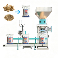 Machine d'emballage automatique pour sacs de riz de 5 kg, 20 kg, 30 kg, 40 kg, 50 kg, machine d'emballage pour céréales, machine d'emballage pour granulés de bois, machine d'emballage pour aliments pour animaux
