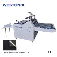 Machine de laminage thermique hydraulique à chauffage par huile semi-automatique WESTONIX pour papier et carton