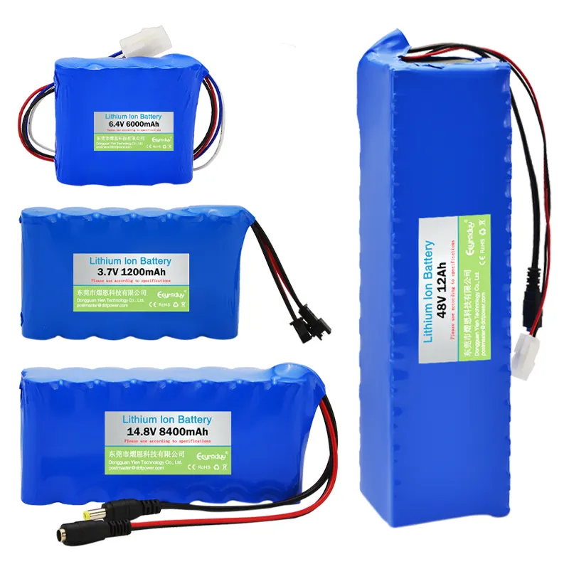 Personalizzato 18650 48V 60ah 60V 20ah ebike pack 72v 50ah batteria agli ioni di litio 36v 10ah bici elettrica