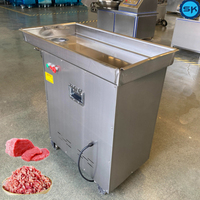 Machine industrielle de broyage de viande fraîche avec plaques de 6 mm et 10 mm