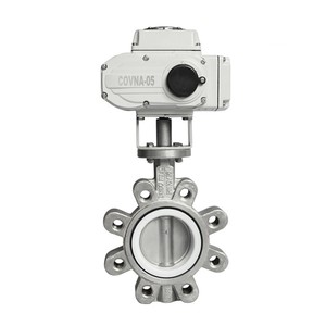 Válvula de Mariposa Motorizada Automática de Acero Inoxidable SS316 con Revestimiento de PTFE de 12V COVNA - Product Image 1