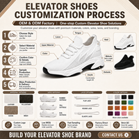 Sepatu Peninggi Badan Pria Model Sneaker Empuk dan Nyaman dengan Traksi Kuat dari Factory Outlet