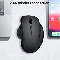 Souris sans fil personnalisable conforme aux normes FCC, souris sans fil 2,4 GHz, souris ergonomique sans fil pour PC