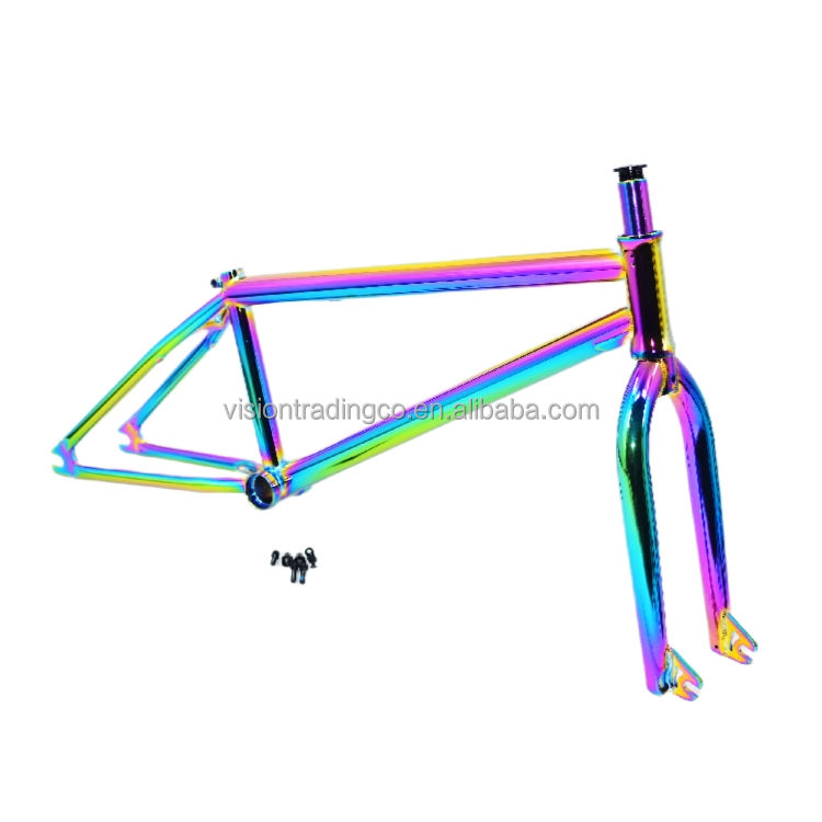 Stock Ready 20 Inch BMX Frame - Chromoly 4130 Fork