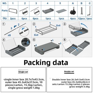 Caja de Almacenamiento con <span class=keywords><strong>Ruedas</strong></span> para Debajo de la <span class=keywords><strong>Cama</strong></span>, 43L, Gran Capacidad, Plegable, a Prueba de Polvo y Humedad, Estilo Europeo, Organizador para el Hogar - Product Image 4