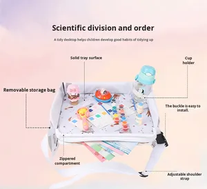 Đa Chức Năng Xách Tay Nhựa Máy Tính Bảng Túi Cố Định Cho Trẻ Em On-The-Go Học Tập Xe Tổ Chức Cho Vẽ Bằng Văn Bản Lưu Trữ - Product Image 6