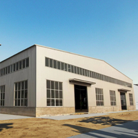 Solución Industrial Moderna: Edificio de Estructura de Acero con Paneles Sándwich, Almacén, Taller, Edificio Prefabricado