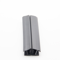 Pistoolgrijs Minimaal 15Mm Spleet 135 Graden Badkamer Douchewand Magnetische Afdichtingsstrip