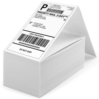 Etiquetas Adhesivas Personalizadas, Etiquetas Térmicas Impermeables, Código de Barras de Escritorio para Etiquetas de Envío, Etiquetas de Embalaje