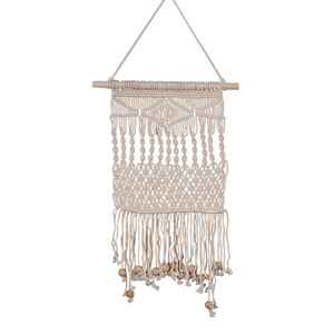 Décoration murale <span class=keywords><strong>en</strong></span> <span class=keywords><strong>macramé</strong></span> hibou bohème, tapisserie <span class=keywords><strong>en</strong></span> corde de coton tissée à la main, style bohème, pour salon, chambre, décoration intérieure - Product Image 2