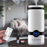 Humidificateur d'air de bureau 4L à ultrasons en céramique, silencieux, pour la maison et la chambre, diffuseur d'aromathérapie avec minuterie, best-seller russe