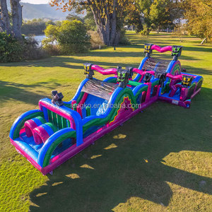 Parcours d'obstacles gonflable pour adultes sur le lac Bateau viking carrera De Obstaculos Piscine gonflable Parcours d'obstacles - Product Image 3