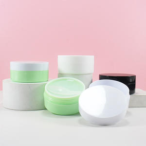 Récipient à beurre corporel à large bouche rechargeable personnalisé en gros PP 100g pots de crème givrée nue pot de soins de la peau en plastique - Product Image 2