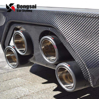 Diffuseur arrière style MP, garniture centrale compatible avec BMW M3 M4 G80 G81 G82 G83, fibre de carbone préimprégnée, pièce de rechange autoclavée