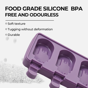 Cấp Thực Phẩm Silicone Ice Pop Khuôn Chuối/Dứa Hình Cube Tái Sử Dụng DIY Popsicle Khuôn Mẫu Cho Nhà Bếp Nướng Đóng Băng - Product Image 2