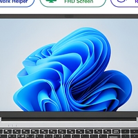 Ordinateur portable IA hors ligne 15,6 pouces avec outils IA intégrés, agent local, processeur Intel N150 Quad Core, 32 Go DDR4, 1 To