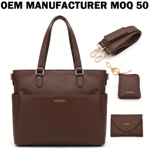 Factory Manufacturer OEM <strong>Black</strong> Soft Vegan Leather Mommy <strong>Bag</strong> Tote <strong>Bag</strong> <strong>Nappy</strong> Organizer Diaper <strong>Bags</strong> for Outdoor Travel - Product Image 4