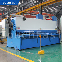 Machine de cisaillement hydraulique Touchfast Qc12k 6x3200 Qc11y Qc11k Qc12y 6mm 8mm 12x3200 Machine de cisaillement de plaque hydraulique 12mm